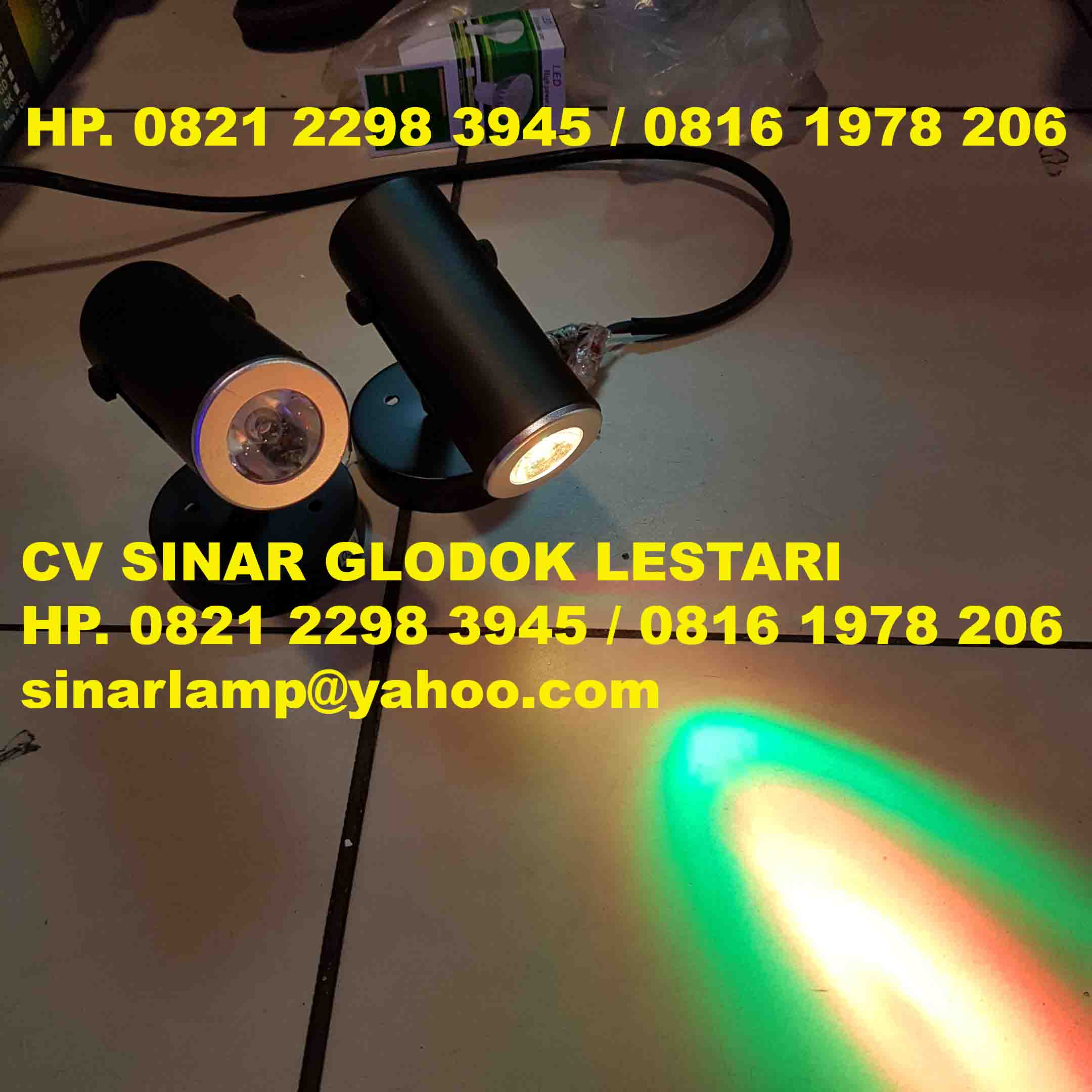 Lampu Sorot LED RGB Spotlight E27 With Remote Control